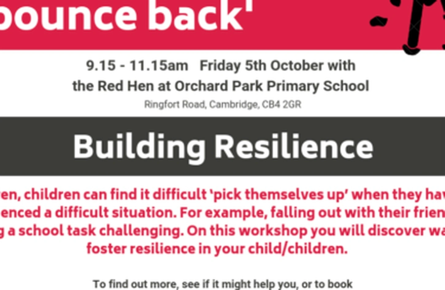 Professional resilience building workshop